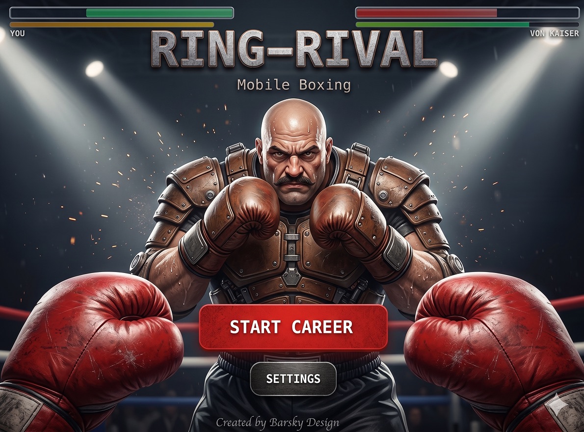 Ring-Rival, the browser boxing game — a shipped product built with AI-written code and a human quality gate